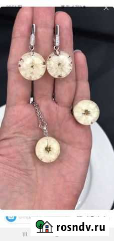 Из живых цветов нежный комплект ручной работы Казань - изображение 1