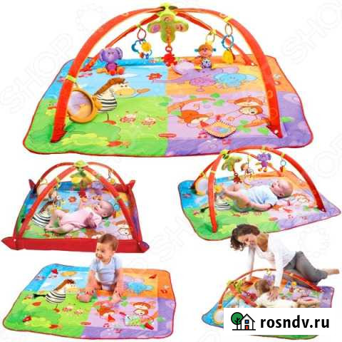 Развивающий коврик Tiny love «Разноцветное сафари» Самара - изображение 1
