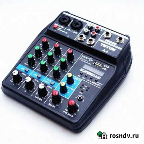 Профес микшерный Пульт 4 канала звуковая карта Ижевск - изображение 1