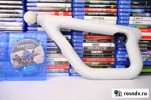 Aim controller ps4 (следы маркера) + диск Электросталь - изображение 1