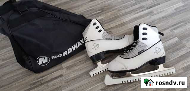 Коньки для фигурного катания разм 38 Краснодар - изображение 1