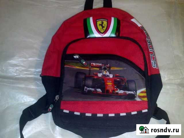 Рюкзак Ferrari с гоночной машиной (болид) Санкт-Петербург - изображение 1