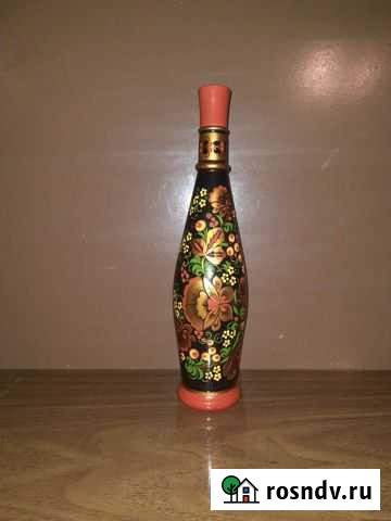 Бутылка расписная хохлома 0,7ml Нижний Новгород - изображение 1