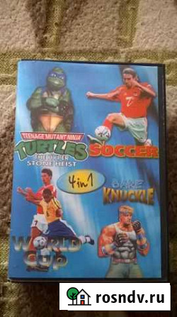 Картридж Sega - 4 in 1 World Cup Soccer etc Черноморское - изображение 1