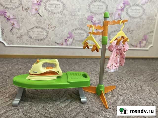 Игровой набор: гладильная доска, утюг, вешалка Хабаровск - изображение 1