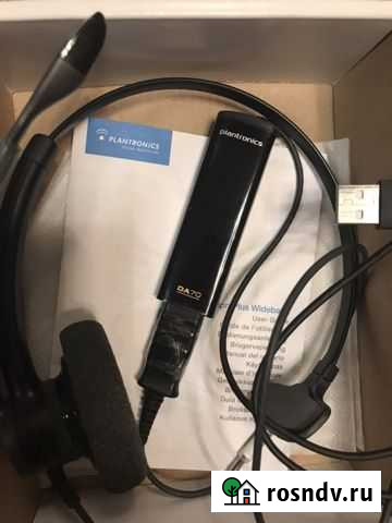 Гарнитура plantronics и адаптер plantronics Екатеринбург - изображение 1