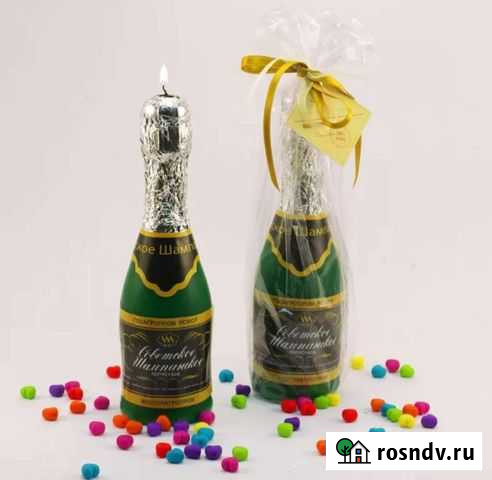 Свечи в форме шампанское СССР Магадан - изображение 1