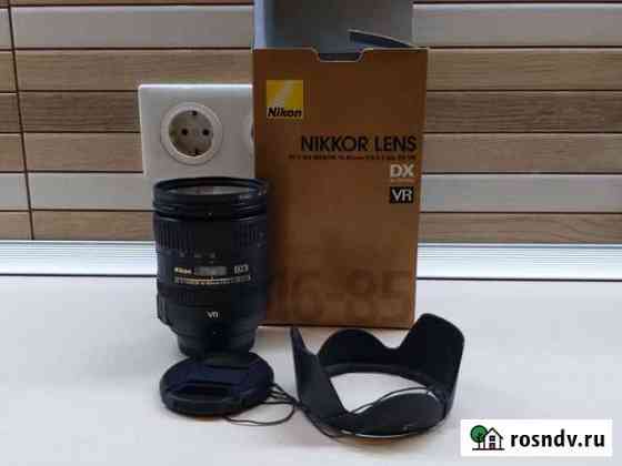 Объектив AF-S DX Nikkor 16-85mm f/3.5-5.6 G ED VR Краснообск
