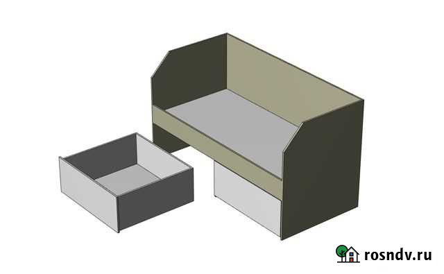 Кровать детская 1900х900 с выдвижными ящиками Ярославль - изображение 1