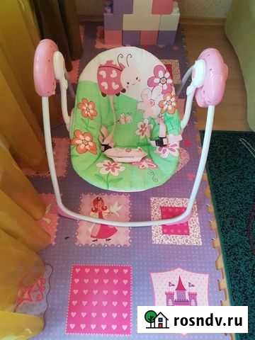 Качели детские электронные Bright Starts Цветущий Белгород - изображение 1