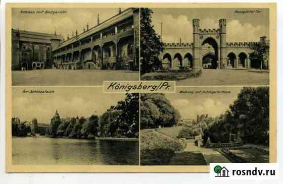 Открытка Кенигсберг Пруссия до 1945 г. антиквариат Калининград