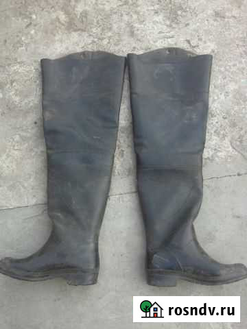 Сапоги рыбацкие 42 размер Подстепки - изображение 1