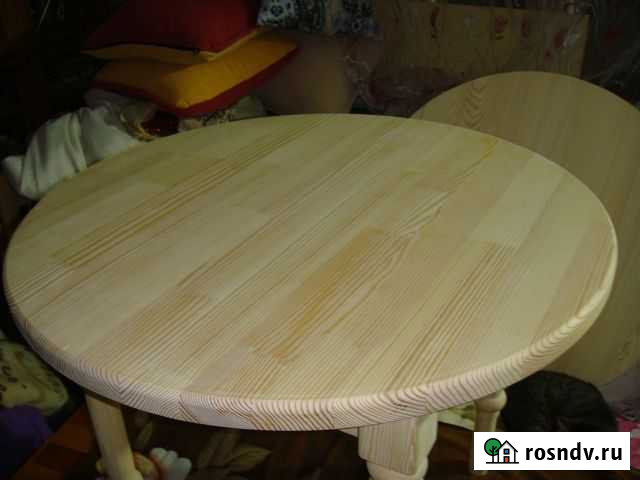 Круглый стол диам 90 см,выс 75 см Тюмень - изображение 1