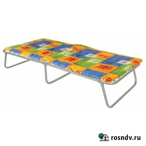 Раскладушка с матрасом новая Кстово - изображение 1