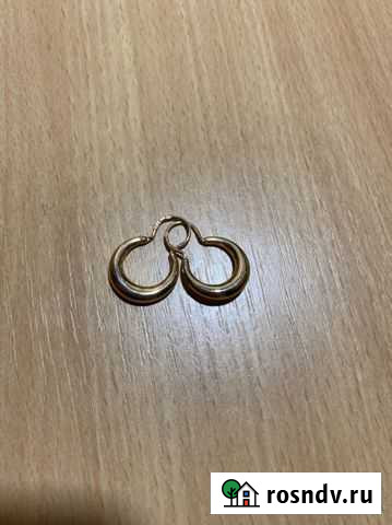 Серьги золотые 583 СССР Волгоград - изображение 1