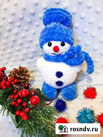 Вязаный снеговик Астрахань - изображение 1