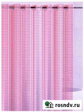 Новая штора для ванной nfd 3d pink bath plus Тюмень - изображение 1