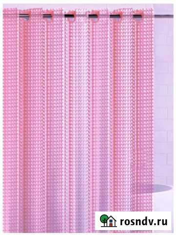Новая штора для ванной nfd 3d pink bath plus Тюмень - изображение 1
