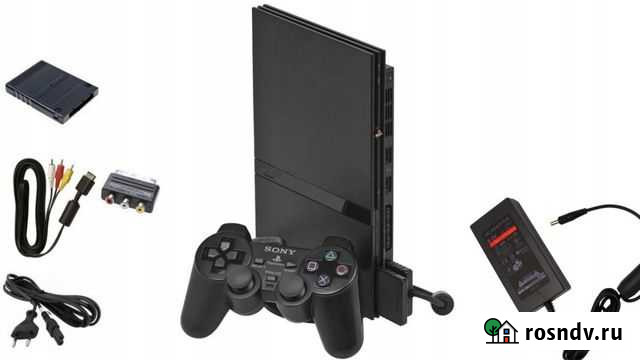 Джойстик и карта памяти для Sony PS2 Липецк - изображение 1