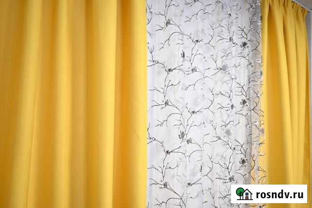 Шторы блэкаут под лён желтые, 300см и другие Санкт-Петербург - изображение 1