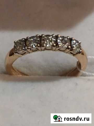 Золотое кольцо с бриллиантоми Карачаевск - изображение 1