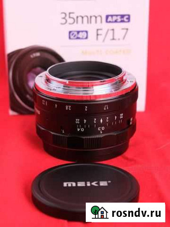Объектив Meike 35mm f/1.7 E-Mount Соликамск - изображение 1