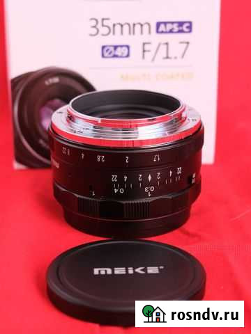 Объектив Meike 35mm f/1.7 E-Mount Соликамск - изображение 1