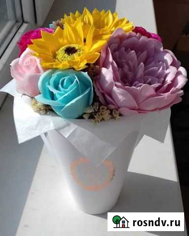 Букет из мыльных цветов Челябинск - изображение 1