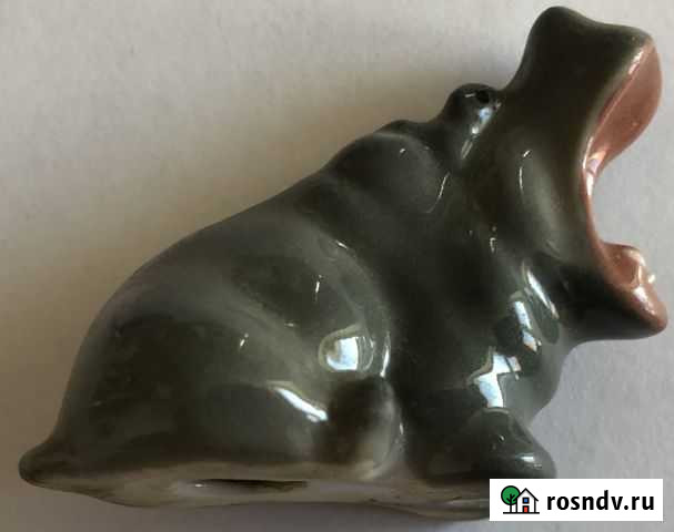 Бегемот фарфоровая статуэтка СССР Хабаровск - изображение 1