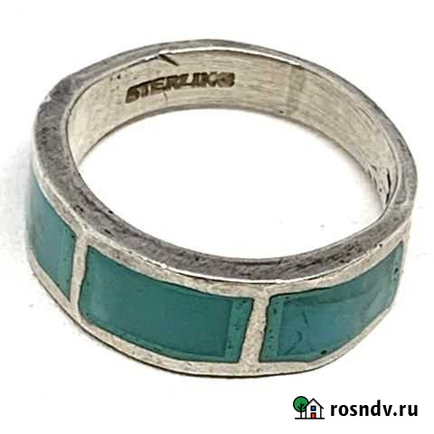 Кольцо - Бирюза - Серебро - Винтаж Санкт-Петербург - изображение 1