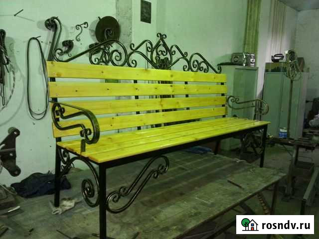 Лавочка кованая, Скамья Дербент - изображение 1