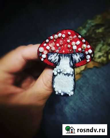 Брошь ручной работы Уфа - изображение 1