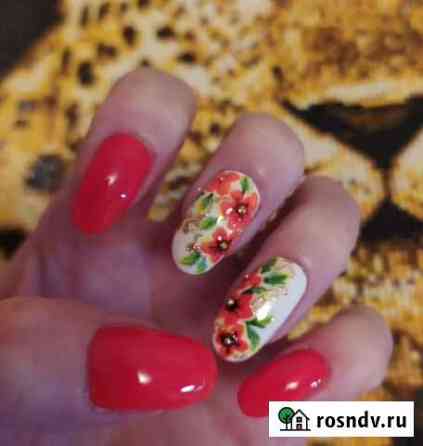 Маникюр+ шеллак, наращивание ногтей Москва