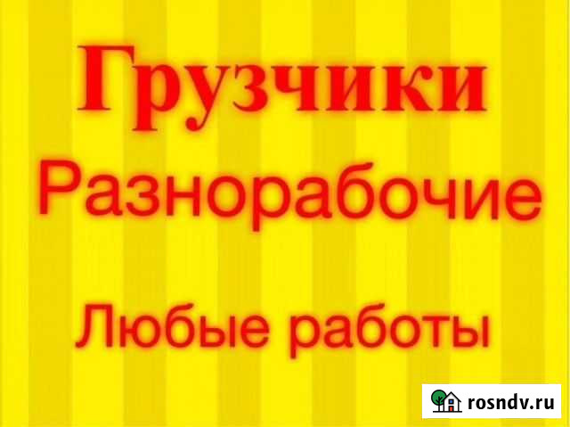 Грузчики,разнорабочие Владимир - изображение 1