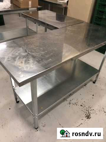 Стол из нержавейки 1,5м Рязань - изображение 1