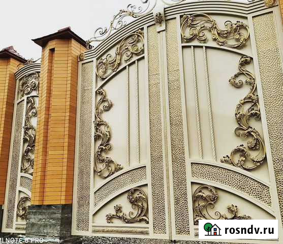 Ворота кованые N20 Аргун - изображение 1