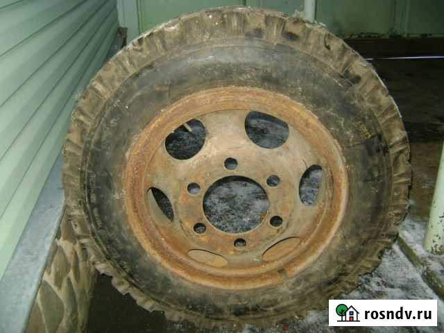 Покрышка + диск газ 52 или на трактор 220 508 7,5 Волово - изображение 1