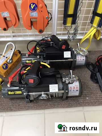Автомобильные лебедки 5443кг 12V Новые Таганрог - изображение 1