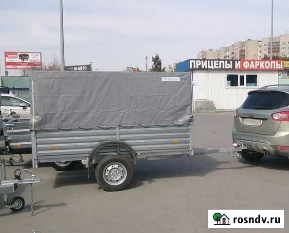 Бортовой прицеп (повыш. г/п, выс. борт) 2.5х1.3 м Санкт-Петербург - изображение 1
