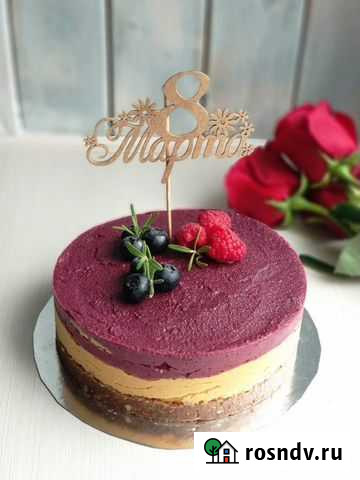 Веганские, RAW, фитнес-торты, пироги, шоколад Тюмень - изображение 1