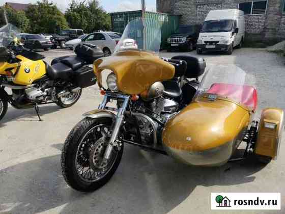 Yamaha Dragstar 1100 с коляской Новороссийск