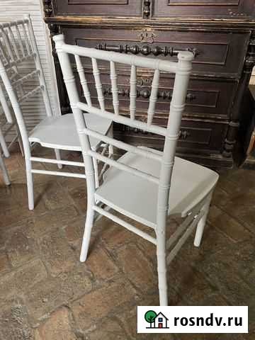 Стул Кьявари деревянный в аренду(Белый) Батайск - изображение 1