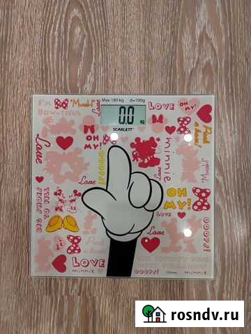 Весы напольные электронные scarlett микки маус Кузьмоловский - изображение 1