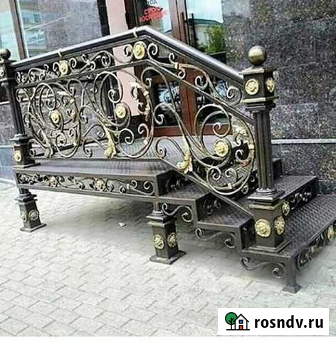 Крыльцо из металла. Кованные перила Саранск - изображение 1