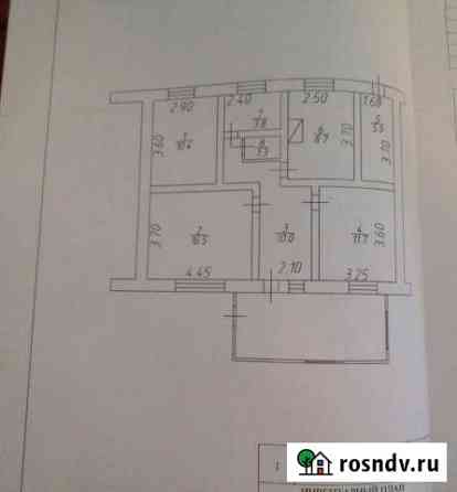 3-комнатная квартира, 68 м², 1/1 эт. на продажу в Хвойной Хвойная