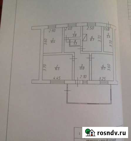 3-комнатная квартира, 68 м², 1/1 эт. на продажу в Хвойной Хвойная - изображение 1
