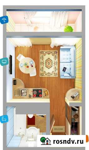 Квартира-студия, 21 м², 8/17 эт. на продажу в Тобольске Тобольск - изображение 1