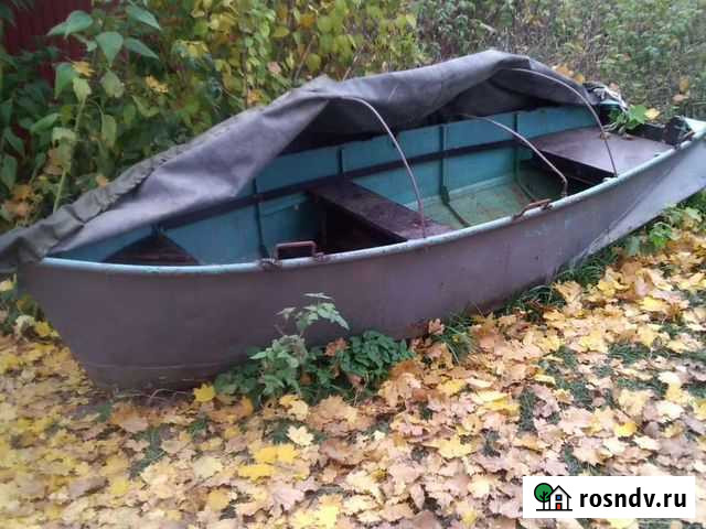 Лодка железная с веслами и под мотор Рыбинск - изображение 1