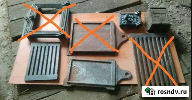 Чугунные задвижки дверцы колосники печное литье Пушкино - изображение 1