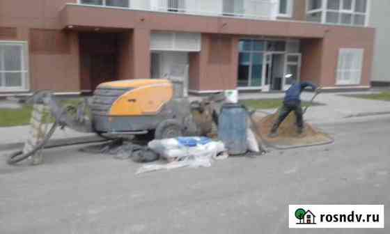 Механизированная полусухая стяжка пола за 1 день Богородское